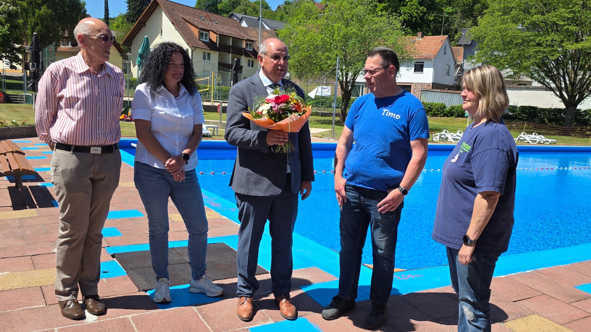 Anbaden in Güttersbach, May 2025