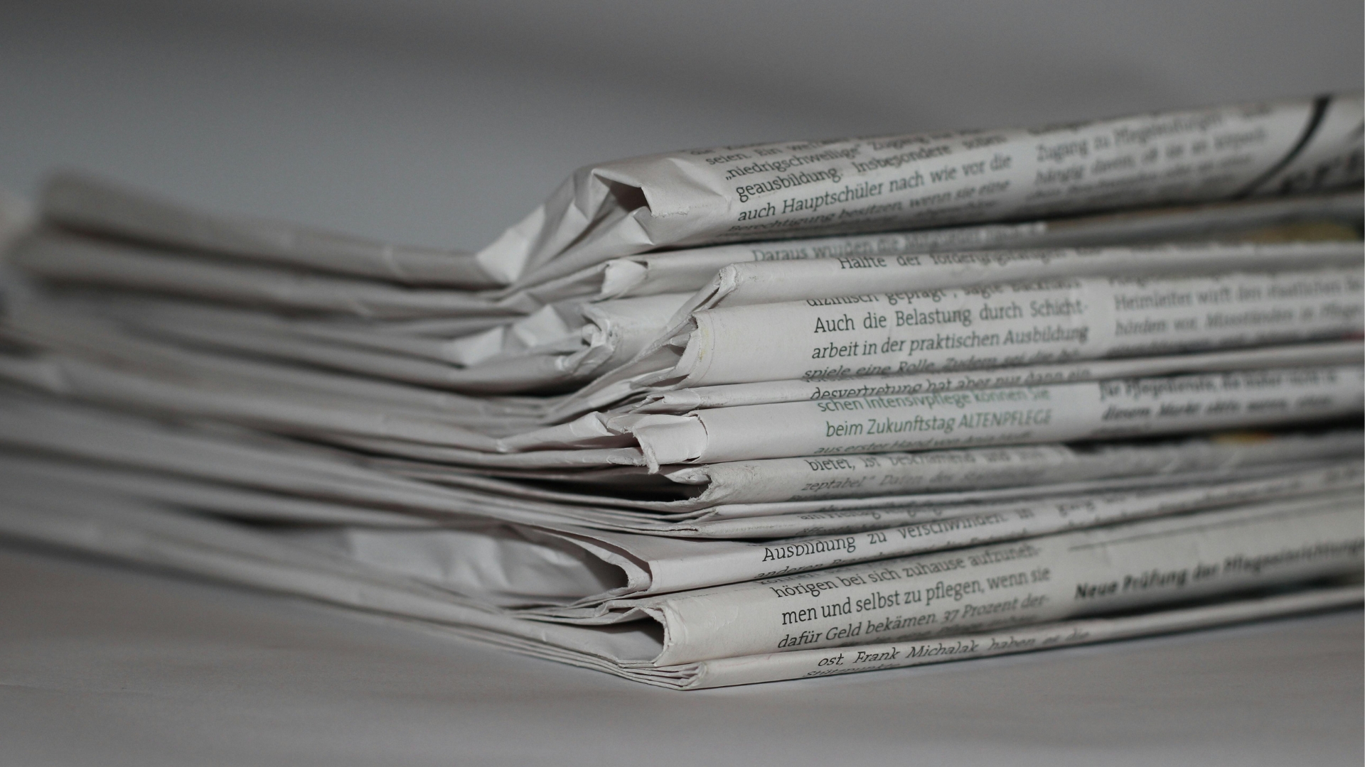 Stock of German newspapers
